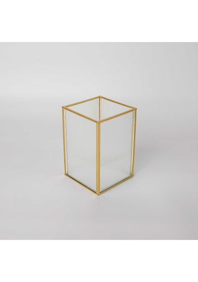 Linens Laveta 12x12x18 Cm Düzenleyici Gold