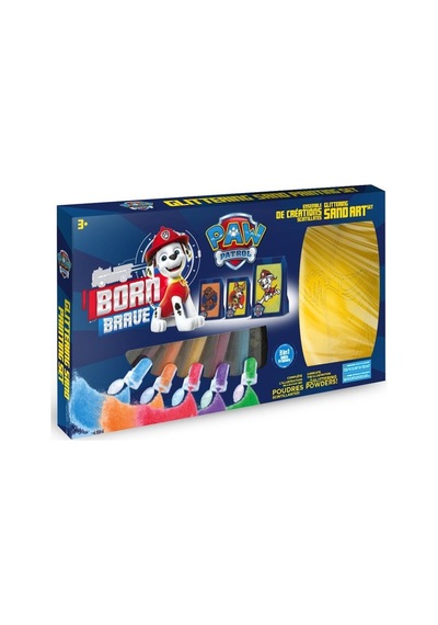 Paw Patrol Spin Master, Bron Baauer Çerçeveli Kum Boyama Seti-red Castle Tsa-03