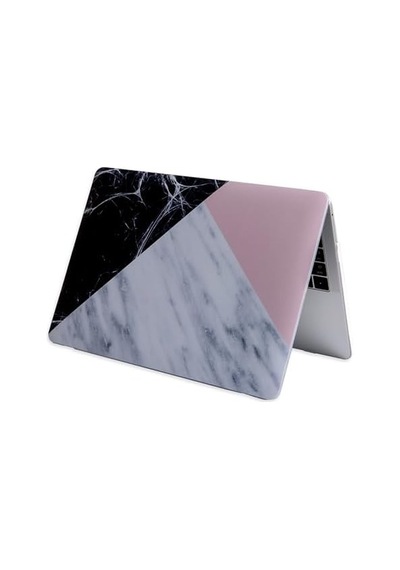 Macbook Air Kılıf 13 İnç Mermer09nl Eski Usb Girişli Model 2010-2017 A1369 A1466 İle Uyumlu Karışık
