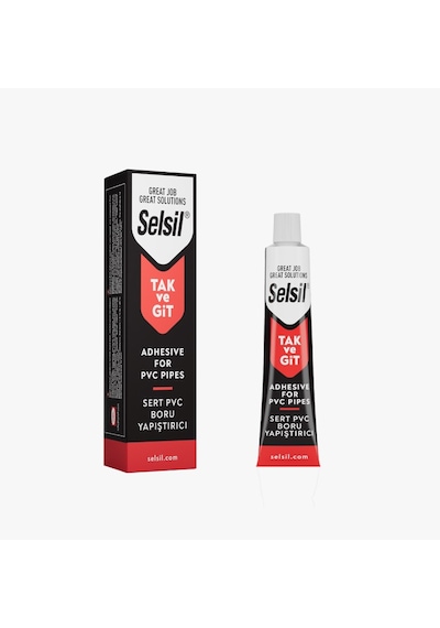 Selsil Yeni Tak Ve Git Pvc Boru Yapıştırıcı 50 Gr