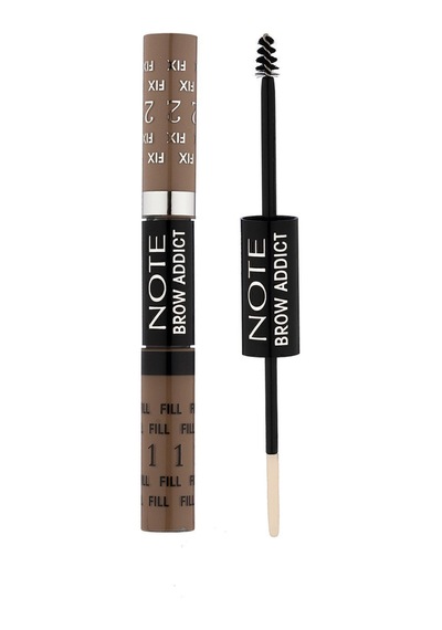 Note Cosmetics Brow Addict Fix&Fill Kaş Farı ve Maskarası 2'si 1 Arada - 01 Dark Blonde