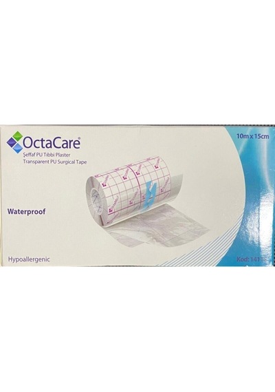 Medikaltec 14115 Şeffaf Pu Su Geçirmez Banyo Bandı Flaster 10mx15cm