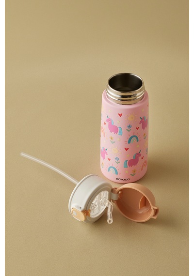 Karaca Little Joys Space Çelik Sızdırmaz Termos 500 Ml Pembe