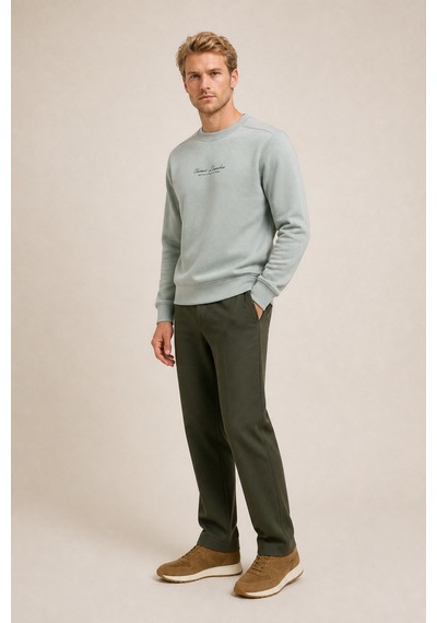 Redline Clavin Erkek Regular Fit Yeni Sezon Pamuklu Sweatshirt Mint