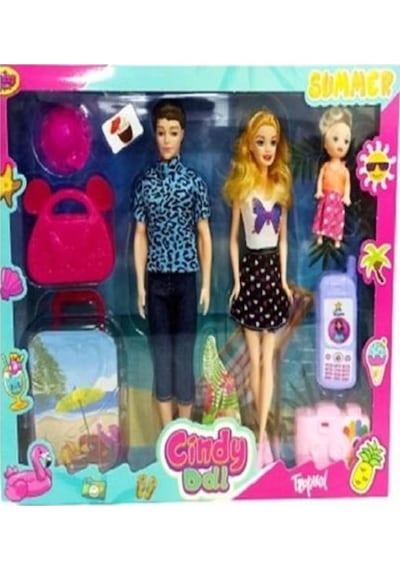 Cindy Doll 02455 Aile Tatil Seti