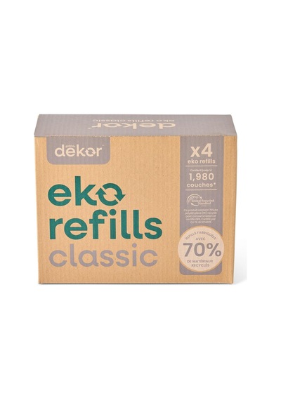 Bebek Bezi Dekor Eko Klasik Bebek Bezi Kovası Yedekleri / 4'lü Paket Diğer