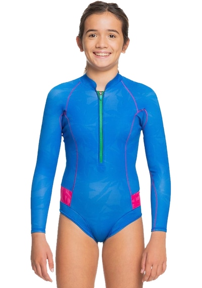 Roxy Roxy 1/1mm Pop Surf Cheeky Zip Çocuk Wetsuit Xbbm Mavi
