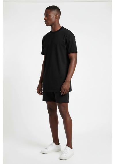 Blow Up Basic Siyah Erkek T-shirt 141046