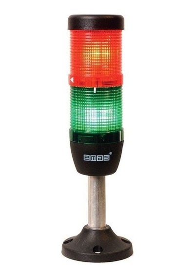 Emas Ik52l024xm03 50mm 24v Led 100mm Al.ayaklı Ikılı Ik