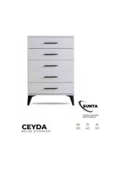 Ceyda Şifonyer Beyaz
