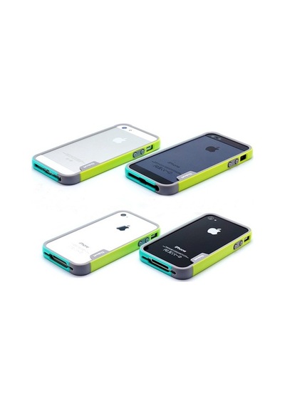 Fitcase Apple Uyumlu iPhone 4S Kılıf Walnutt Bumper Koruyucu Arka Kapak