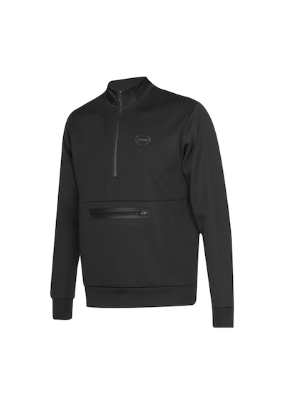 Hummel Loton Yarım Fermuarlı Sweatshırt 922255-2001 Siyah