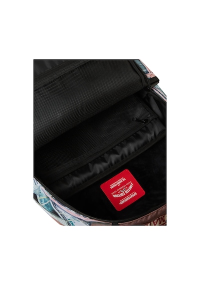 Sprayground Overnight Express Sırt Çantası, Su Geçirmez 900d Polyester, Laptop Bölmeli Beyaz