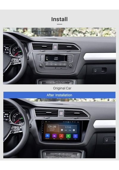 Vw Tıguan 2017+ Uyumlu Multimedya Navigasyon Usb Kamera Carplayer 4 Ram