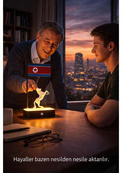 Kuzey Kore Bayrak Led Masaüstü Dekor Kişiye Özel İsimli Minimal Tasarım Modern Ev Ofis Aksesuarı Hediyelik 3d Baskı Gece Lambası Ebat-Renk-20Cm-Siyah Kuzey Kore Bayrak Led Masaüstü Dekor Kişiye Özel İsimli Minimal Tasarım Modern Ev Ofis Aksesuarı Hediyelik 3d Baskı Gece Lambası Ebat-Renk-20Cm-Siyah
