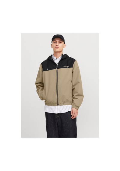 Jack & Jones Jack&jones 12268598 Jjelegacy Lıght Jacket Hood Erkek Spor Ceket Kahverengi Coriander