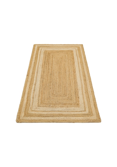 Natura Nt10 Xw Çerçeve Desenli Jüt El Dokuma Bej Modern Halı