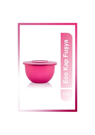 Tupperware Eco Kap 2.5L Fuşya