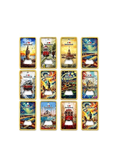 İstanbul Temalı Açacaklı Buzdolapı Süsü Magnet Alk5410 -