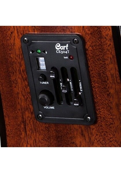 Cort Ad810E-Opw Elektro Akustik Gitar Kılıflı Open Pore Ladin