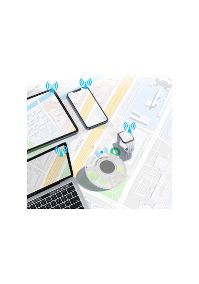 Micflip S03 Alarm Ve Takip Özellikli Akıllı İlaç Saklama Kutusu Beyaz