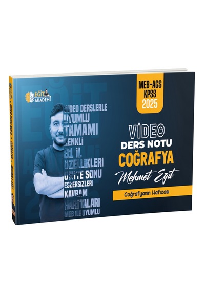 Mehmet Eğit Meb-Ags Kpss Coğrafya Video Ders Notları