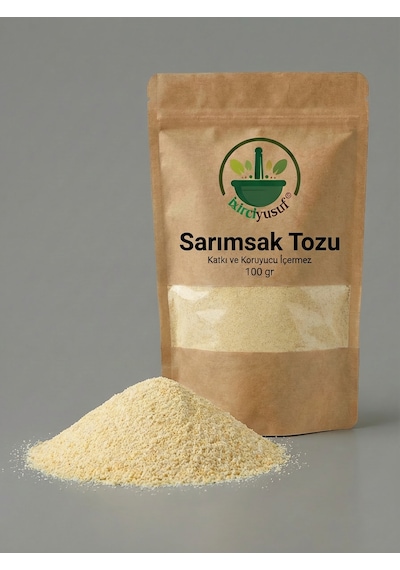 İxirciyusuf Sarımsak Tozu Kuru Sarımsak Tozu Garlic Powder Powdered Garlic Doğal Öğütülmüş 100 G