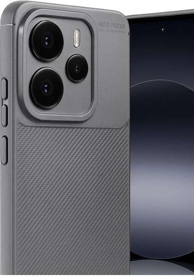 Newface Xiaomi Note 14 5g Auto Focus Karbon Kapak - Gri gri