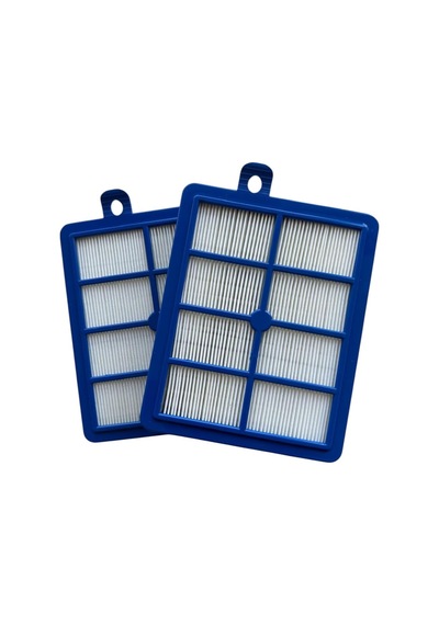 Elektrikli Süpürge Hepa Filtre - Mavi Plastik - 2 Adet - Electrolux - Aeg - Arçelik - Arnıca - Phılıps - Modell Genel