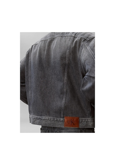 Calvin Klein 90s Blue Ash Stone T, Sco, S Erkek Gri Kot Ceket-16131