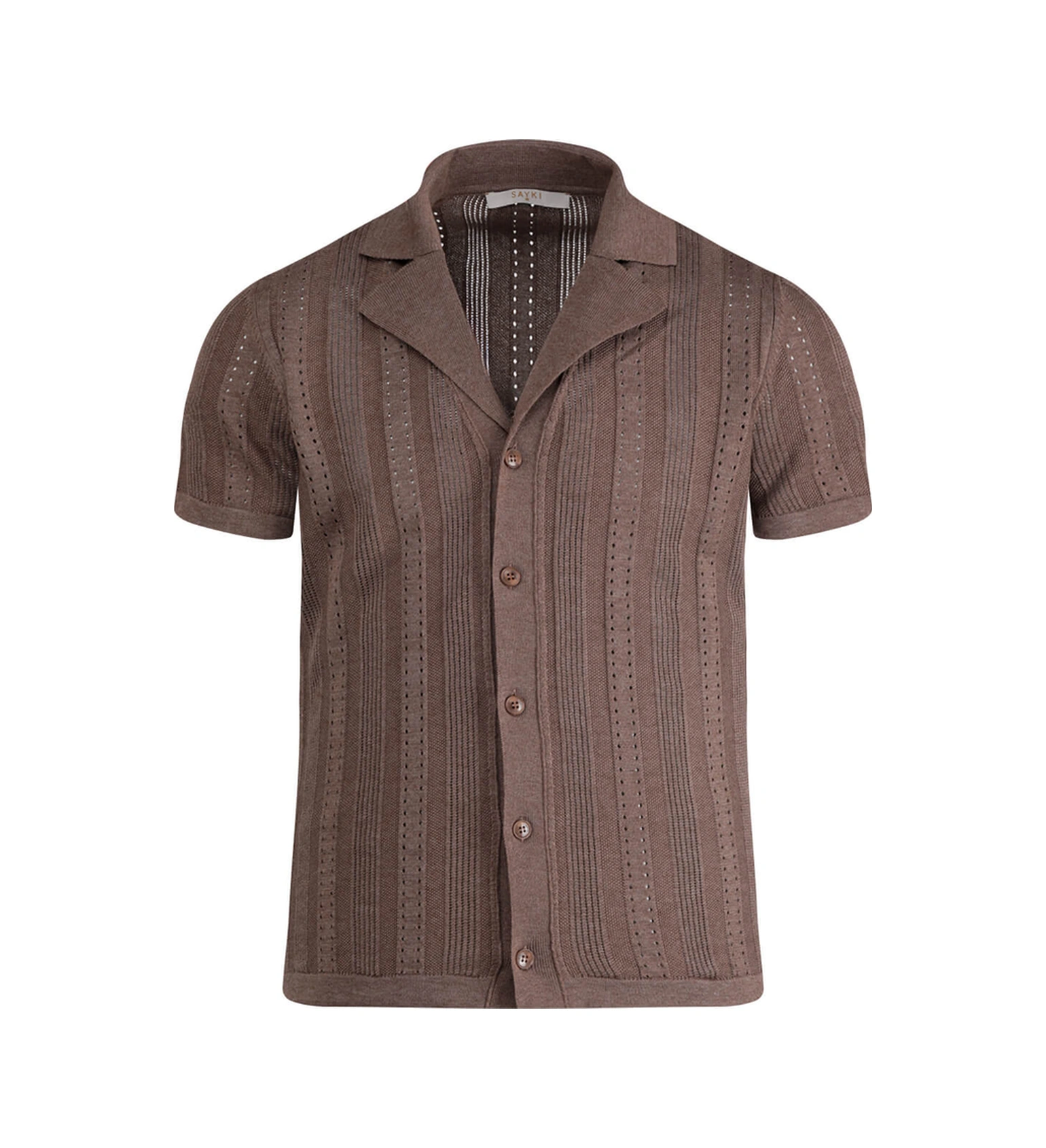Hatemoğlu Vizon Regular Fit Apaş Yaka Gömlek Tişört 34835 4087410