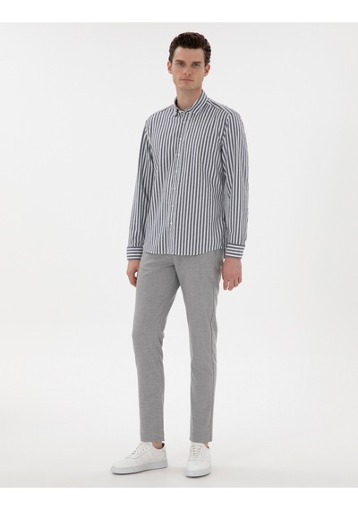 Pierre Cardin Erkek Lacivert Gömlek Desenli 50301533-vr033 Lacivert