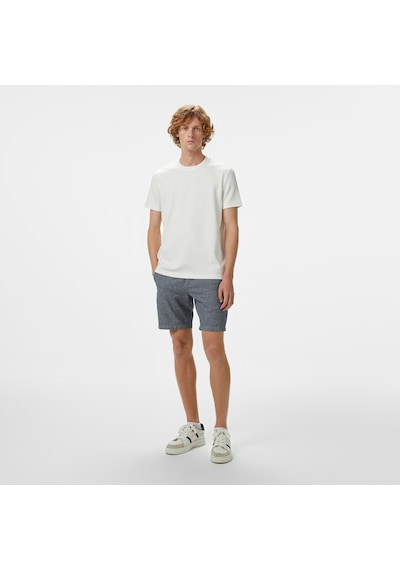 Nautica Erkek Beyaz Classic Fit T-shirt Düz V55270t Beyaz