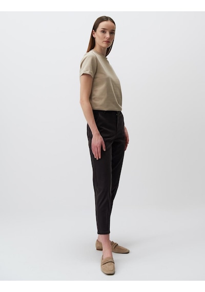 Jimmy Key Kahverengi Normal Paça Cepli Gabardin Pantolon 24spapav2800 Kahverengi