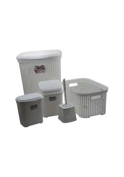 Tedar Petek 5 Li Banyo Çeyiz Seti Royaleks-mrd307-dv Najmaddin 2750278