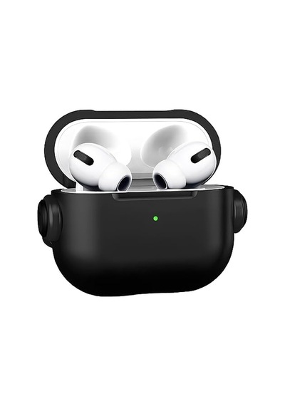 Pro/pro 2 Djpods Sert Malzemeli Kilitli Kapak Askı Aparatlı Pro/pro 2 Uyumlu Kılıf Siyah - Siyah