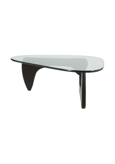 VitrA, Yeni Nesil Modern Elips Geometrik Orta Cam Sehpa, Siyah