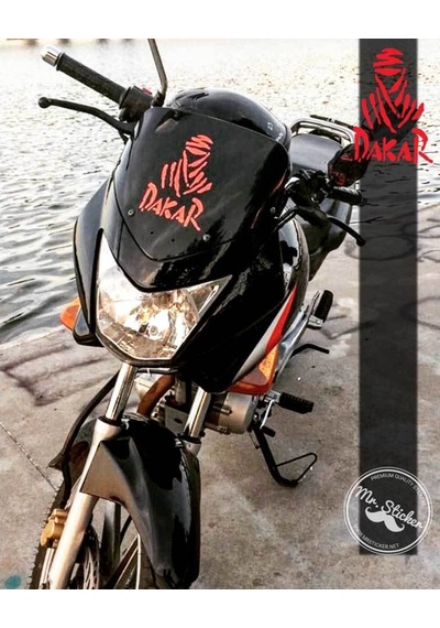 Bay Etiket Rfhlm56 Reflektif Dakar Sticker Kirmizi Renk