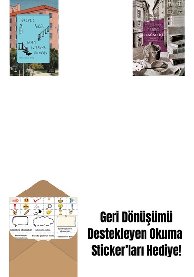 Yaşam Kullanma Kılavuzu + Olağan-içi + Okuma Sticker'ları