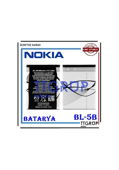 Nokia Bl-5B Batarya Pil