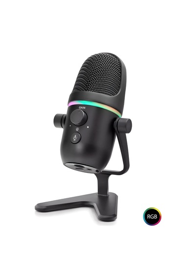 Voıcepro R24 Rgb Usb Stüdyo Mikrofonu 192khz / 24bit Çift Yönlü Cardioid & Omnidirectional