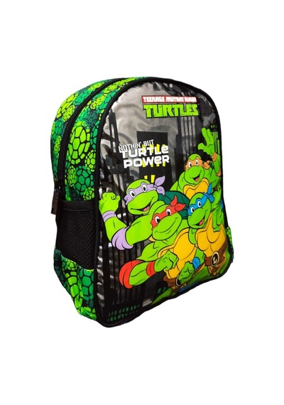 Teenage Mutant Nınja Turtles Tablet Bölmeli Anaokulu Çantası 2174 Yeşil
