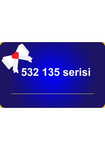 Daha Önce Hiç Kullanılmamış Turkcell 532135 Serili Hatlar