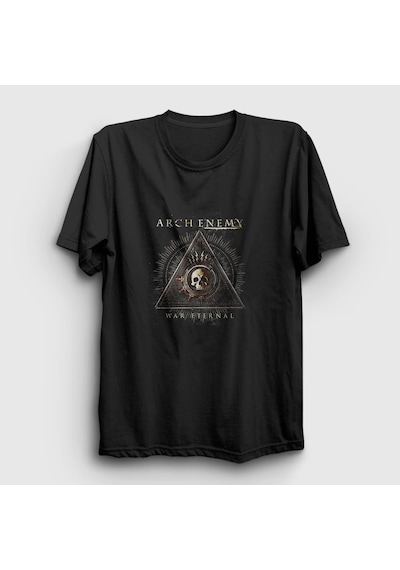 Presmono Unisex Eternal Arch Enemy T-shirt Siyah