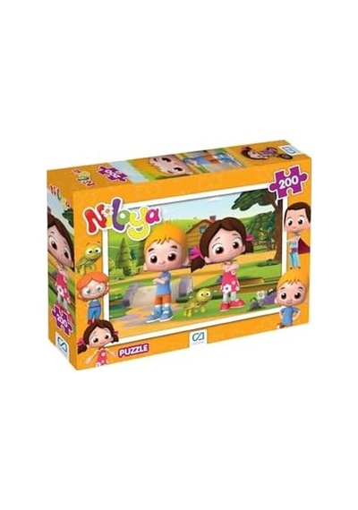 Niloya 200 Parça 33x48cm Çocuk Puzzle Yapboz Serisi