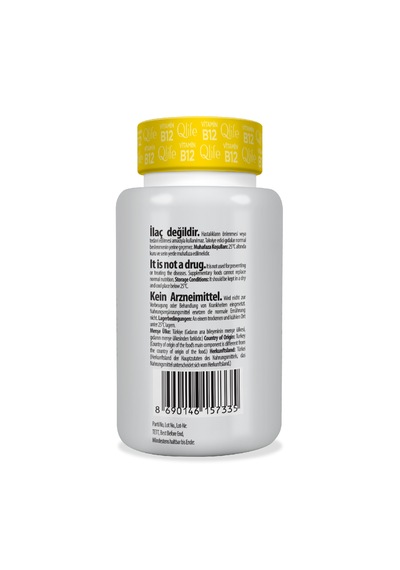 Vitamin B12 - Metilkobalamin B12 Vitamini 1000 Mg 60 Kapsül