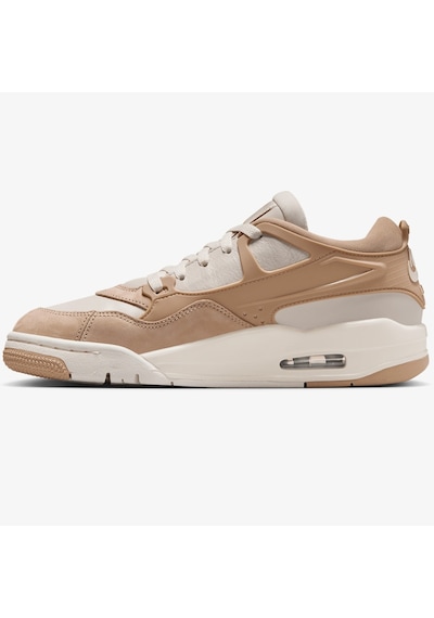 Nike Air Jordan 4 Rm Leather Unisex Sneaker Hakiki Deri Günlük Spor Ayakkabı Krem
