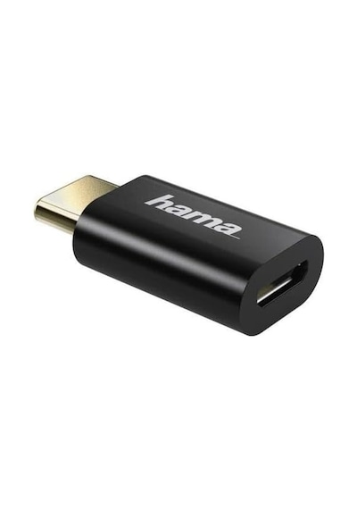 Adaptör, Micro Usb Soket- Usb -c Fiş, Siyah