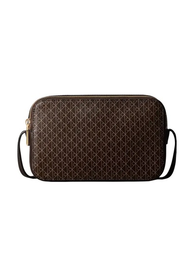 Calvin Klein Emblem Aop Elongated, Vl7 Kahverengi Kadın Omuz Çantası