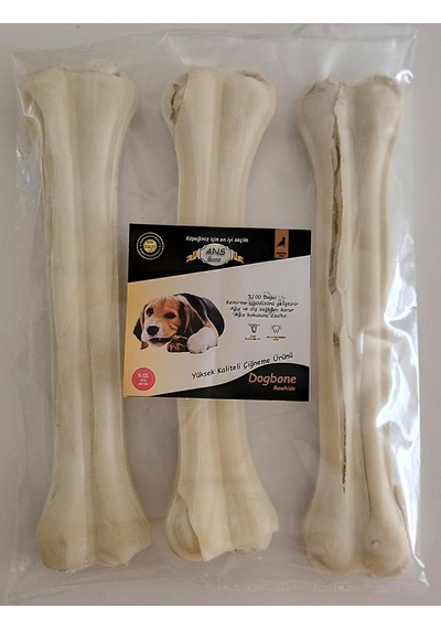 Ans Pres Kemik 3'lü Torba Çiğneme Kemiği Ekonomik 27 Cm